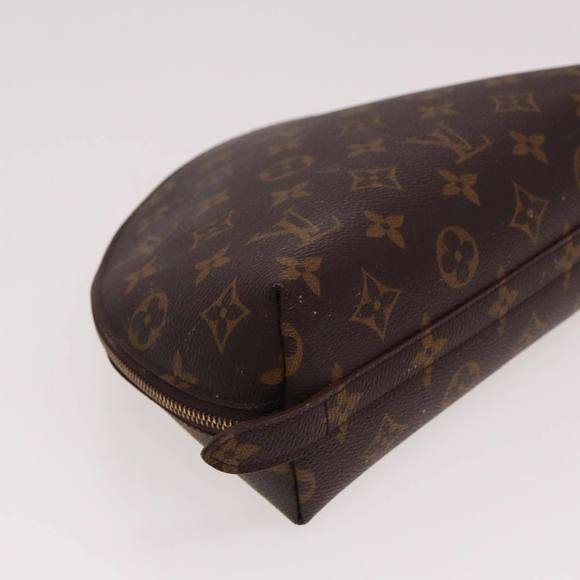 LOUIS VUITTON Monogram Trousse Demi Ronde Cosmetic Pouch M47520 LV Auth 77855 - Picture 15 of 16